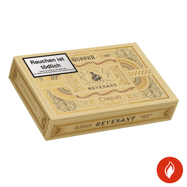Gurkha Revenant Corojo Robusto Zigarren Kiste Closed