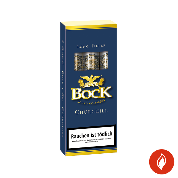 Bock y Ca Churchill Tubo Zigarren 3er Schachtel