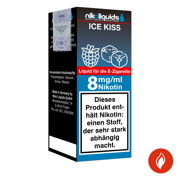 E-Liquid Nikoliquids Ice Kiss 8 mg 70 Pg 30 Vg