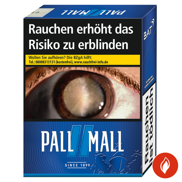 Pall Mall Blue XXL Zigaretten Schachtel