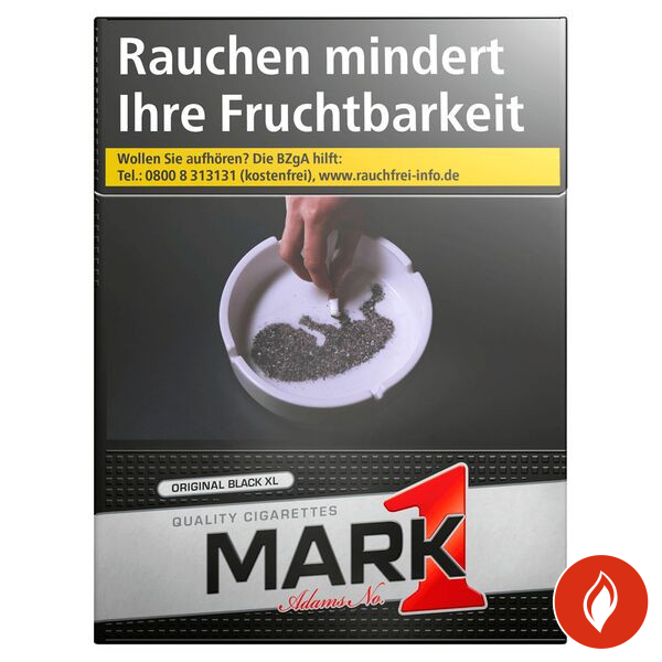 Mark Adams No 1 Black Big Pack Zigaretten Stange