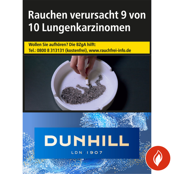 Dunhill Blue Giga Pack Zigaretten Schachtel