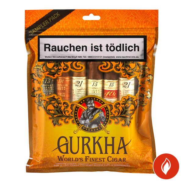 Gurkha Dominikanische Republik Orange Freshpack