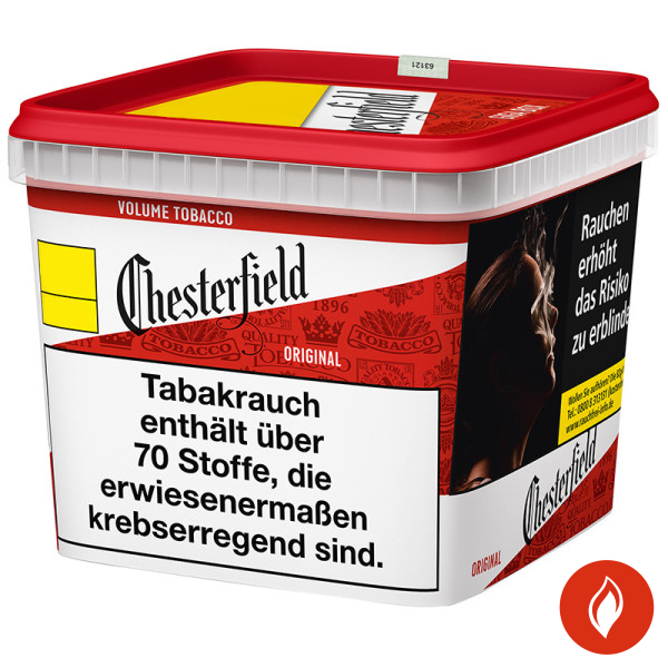 Chesterfield Red Volumentabak Giga Eimer