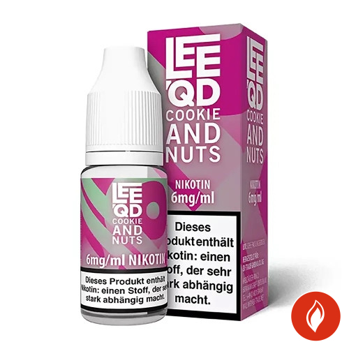 E-Liquid Leeqd Crazy Cookie and Nuts 6mg 50 Pg 50 Vg