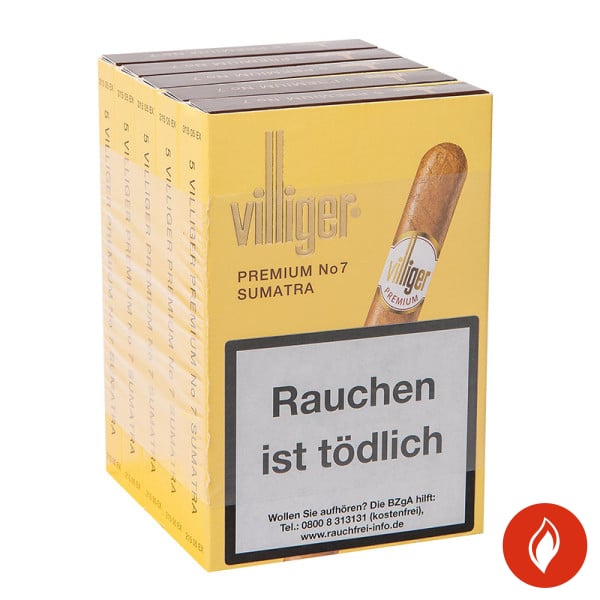 Villiger Premium No. 7 Sumatra Zigarillos Gebinde