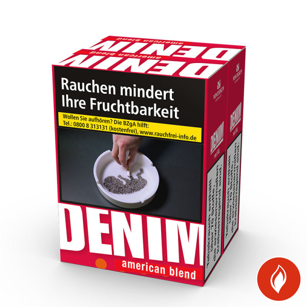 Denim Red 5XL Zigaretten Schachtel