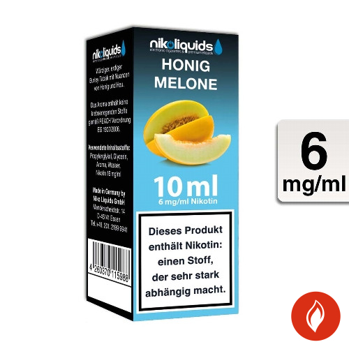 E-Liquid Nikoliquids Honigmelone 6 mg 70 Pg 30 Vg