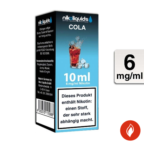 E-Liquid Nikoliquids Cola 6 mg 70 Pg 30 Vg