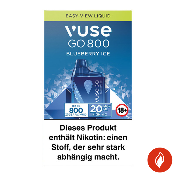 Vuse Go 800 Blueberry Ice 20mg Einweg E-Zigarette