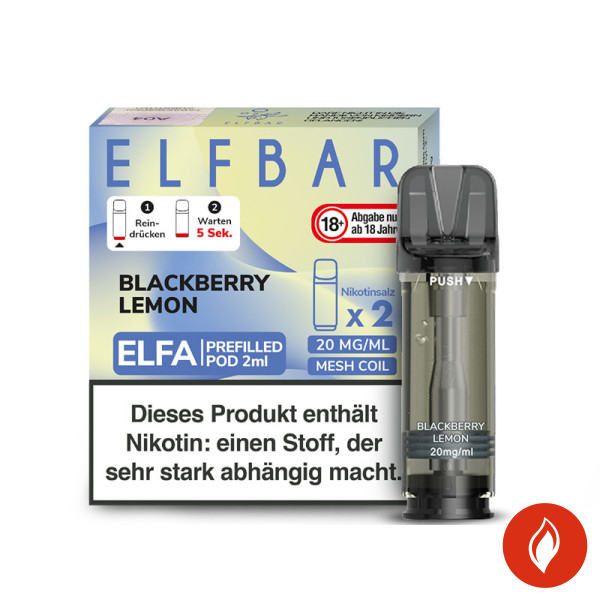 Elfbar Elfa Pods Blackberry Lemon - 20mg Nikotin