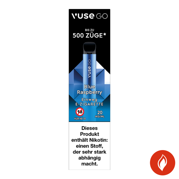 Vuse Go Blue Raspberry Einweg E-Zigarette 20mg