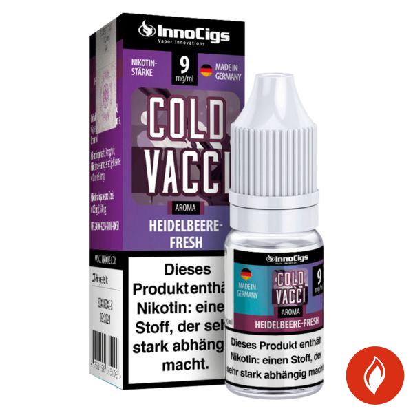 E-Liquid Innocigs Cold Vacci Fresh Heidelbeere Aroma 9mg