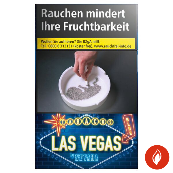 Las Vegas Blue Zigaretten Schachtel