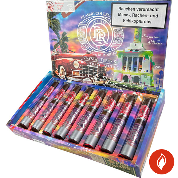 PDR 1878 Oscura Robusto Crystal Tube Zigarren Kiste