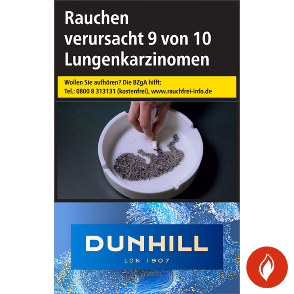 Dunhill Blue Original Pack Zigaretten Schachtel