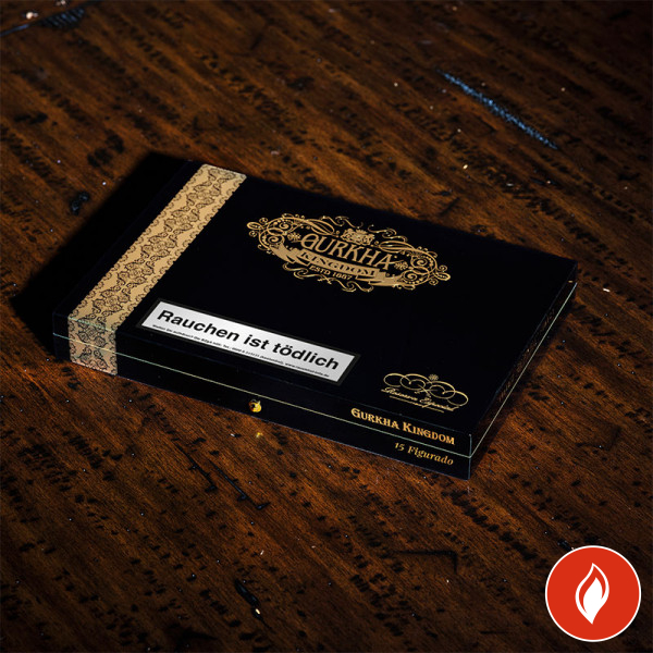 Gurkha Limitadas Kingdom Figurado Zigarren Kiste closed