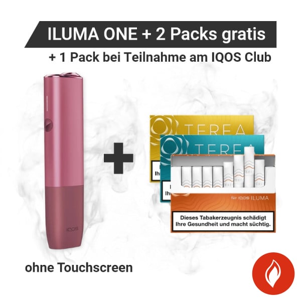 IQOS ILUMA ONE Sunset Red + gratis TEREA Sticks bei Registrierung