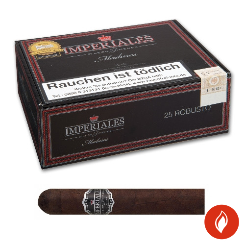 Imperiales L Jimenes Robusto Maduro Zigarren 25er Kiste