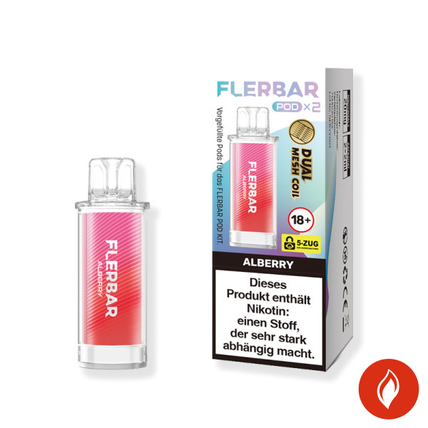 Flerbar Alberry 20mg Prefilled Pods