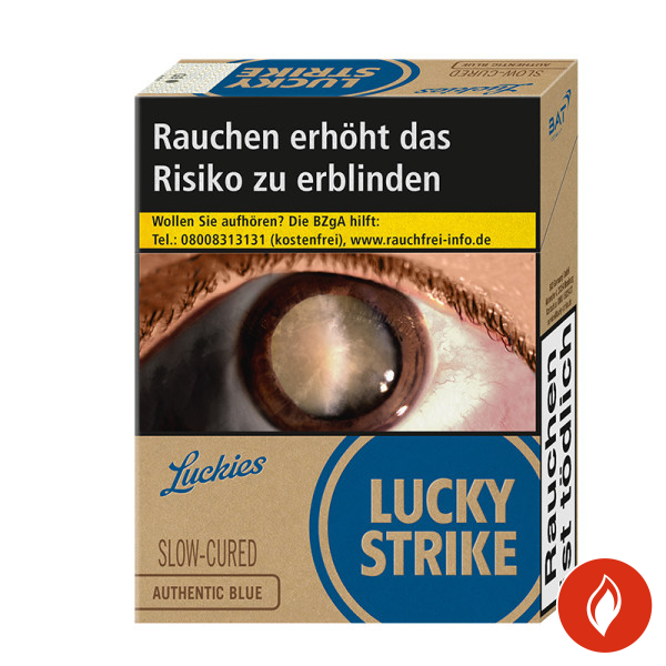 Lucky Strike Authentic Blue XXL Zigaretten Schachtel