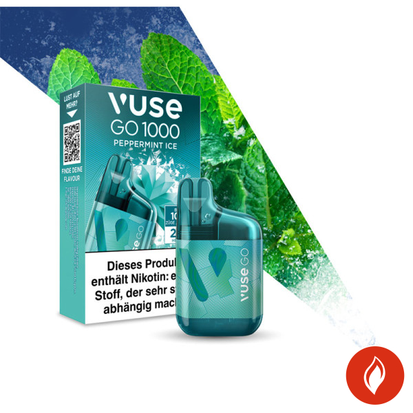 Vuse Go 1000 Peppermint Ice 20mg Einweg E-Zigarette