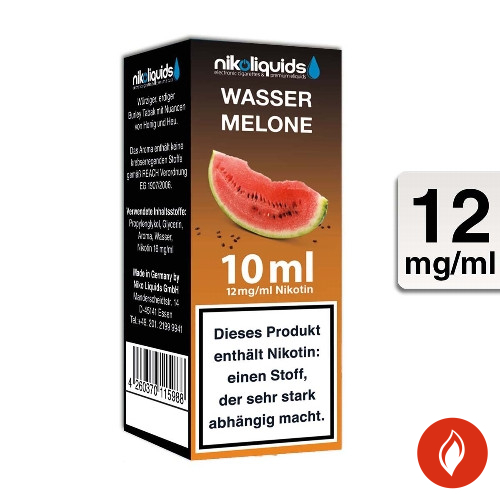 E-Liquid Nikoliquids Wassermelone 12 mg 70 Pg/30 Vg