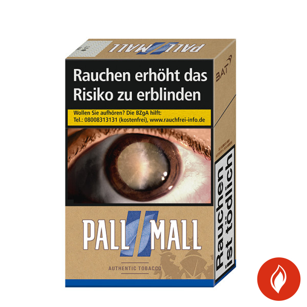 Pall Mall Authentic Blue OP Zigaretten Schachtel
