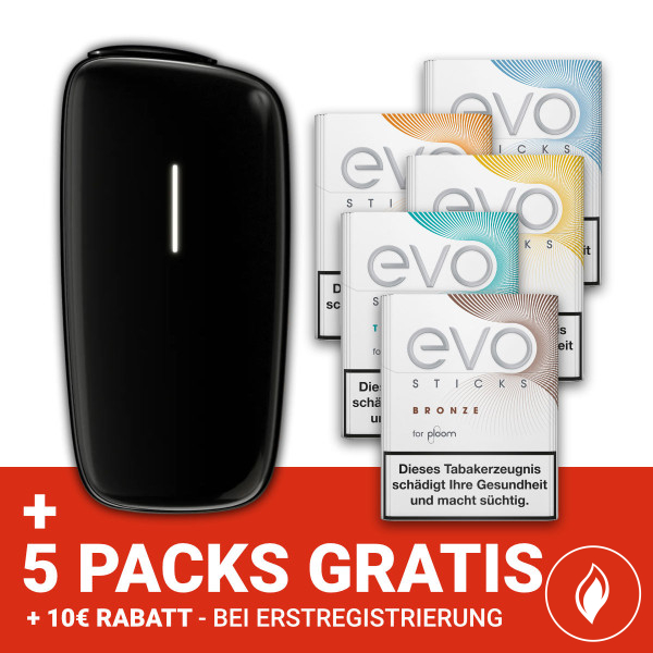 Ploom X Grey Slate + gratis evo Sticks bei Registrierung