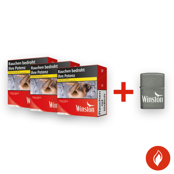 Winston Zippo Aktion Rot