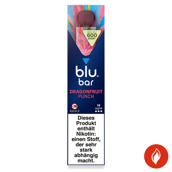 Blu Bar Dragonrfuit Punch 18mg Einweg E-Zigarette