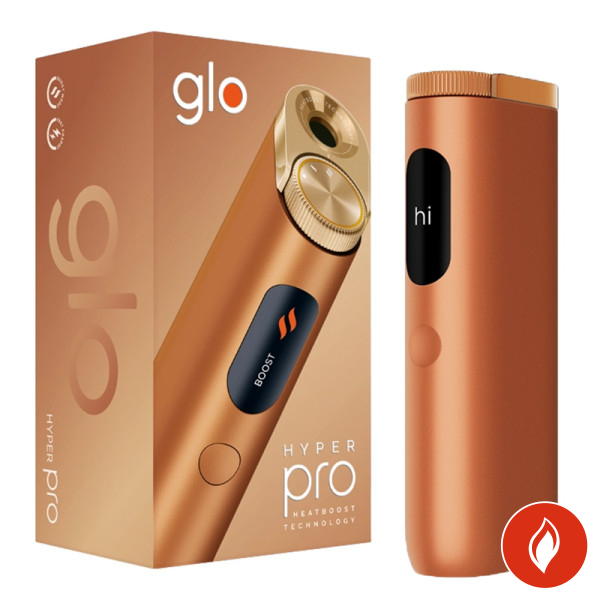Glo Hyper Pro Amber Bronze Device Packung