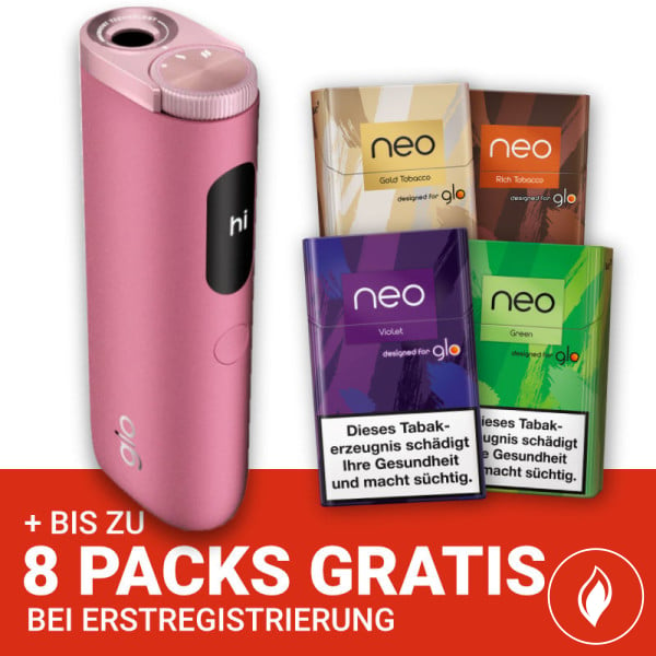 Glo Hyper Pro Quartz Rose Device + gratis Sticks bei Registrierung