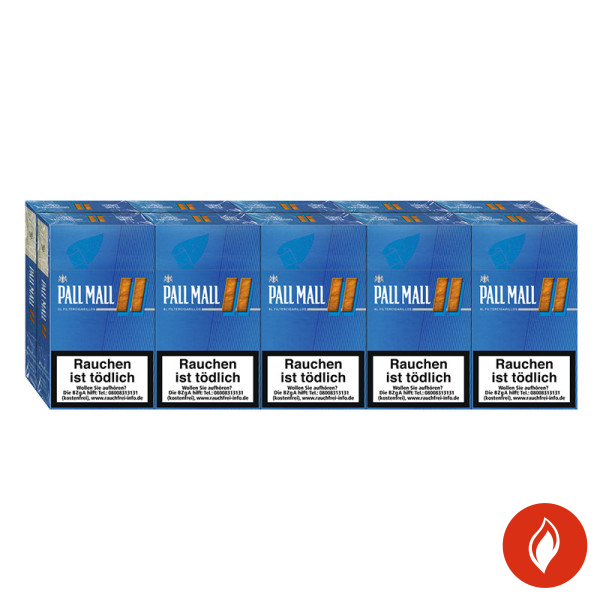 Pall Mall Blue XL Zigarillos Naturdeckblatt Stange