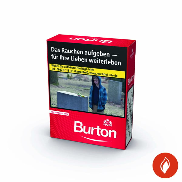 Burton Red Big Pack Zigaretten Stange