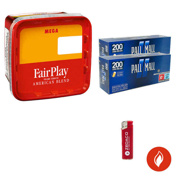 Fair Play Red Giga Volumentabak Eimer Aktion Small Pall Mall Blau