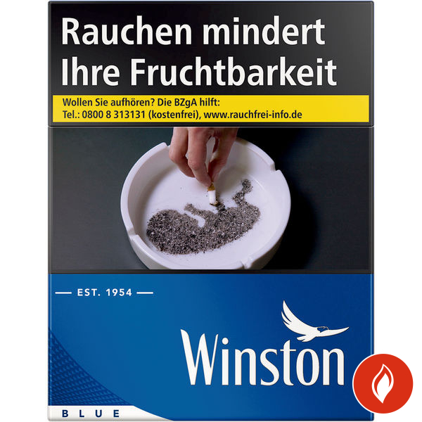 Winston Blue XXL Zigaretten Schachtel
