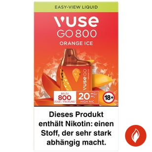 Vuse Go 800 Orange Ice 20mg Einweg E-Zigarette