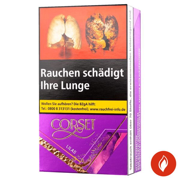 Corset Lilas Slim Zigaretten Schachtel