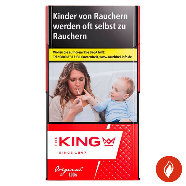 King Red 100 Zigaretten Schachtel