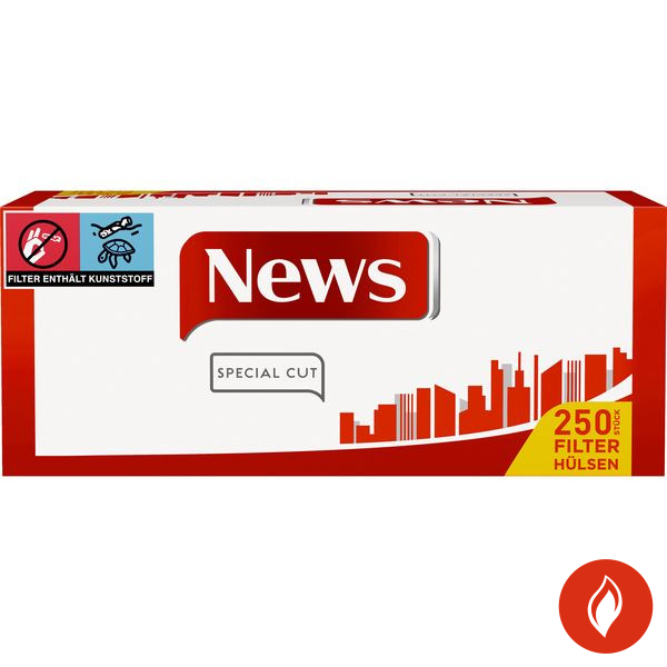 News Red FilterHülsen Packung