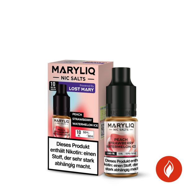 MARYLIQ Liquid Peach Strawberry Watermelon Ice 10 mg