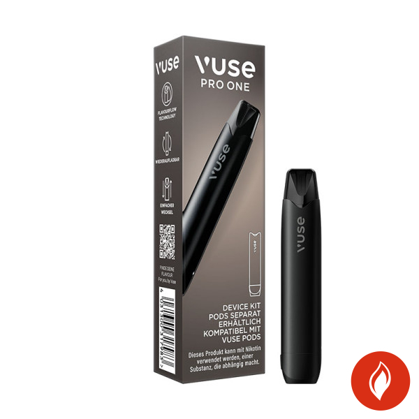 Vuse Pro One Device Pen Black E-Zigarette Verpackung + Device