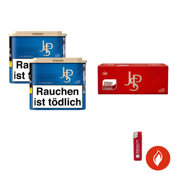 JPS Volumentabak Blue S Dose Aktion Small Extra Hülsen Basisbundle