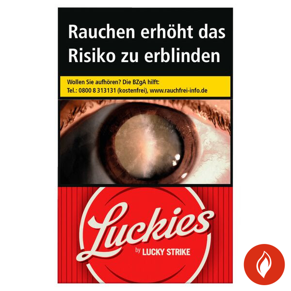 Luckies Crafted 1871 Red OP Zigaretten Schachtel