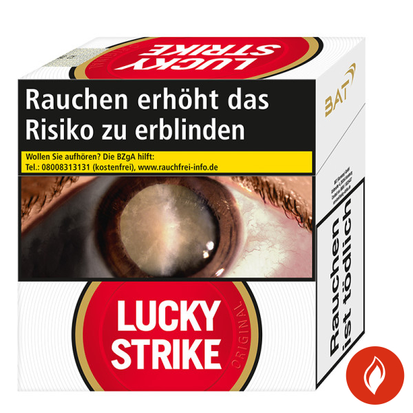 Lucky Strike Red Hercules Zigaretten Schachtel