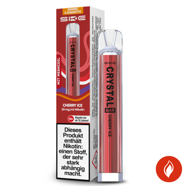 SKE Crystal Bar Cherry Ice 20mg Einweg E-Zigarette
