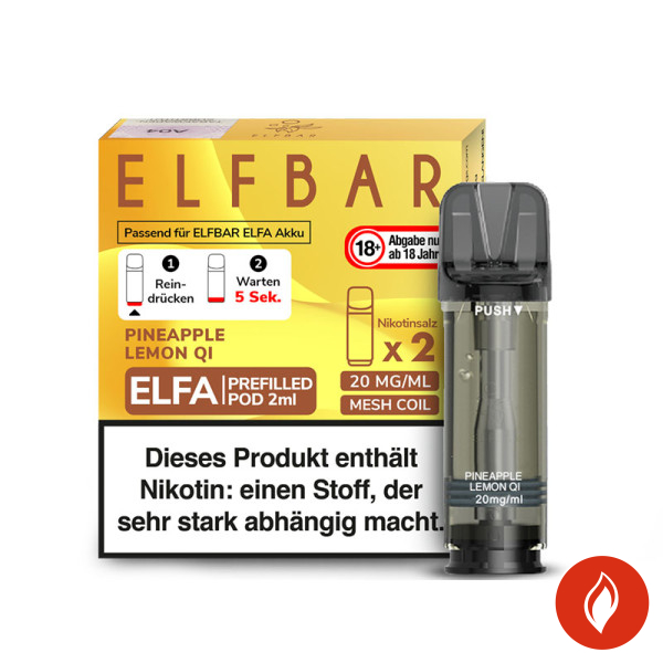 Elfbar Elfa Pods Pineapple Lemon Qi - 20mg Nikotin