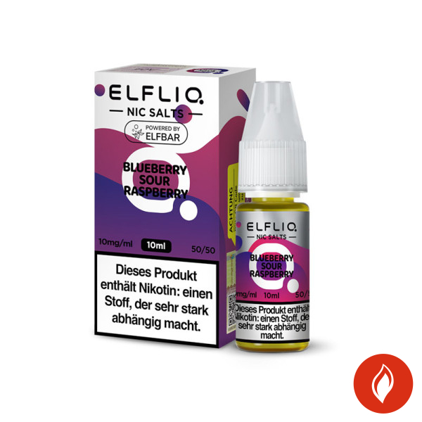 Elfbar Elfliq Blueberry Sour Raspberry 10mg Nikotinsalz