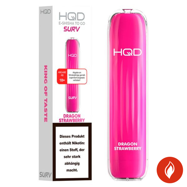 HQD Einweg E-Zigarette Surv Dragon Strawberry 18mg